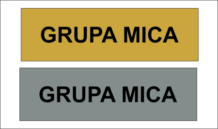 Placute gravate usi - Placuta gravata usa " GRUPA MICA "