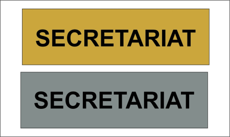 Placute gravate usi - Placuta gravata usa " SECRETARIAT "