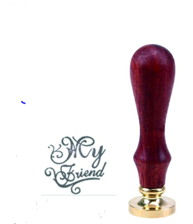 STAMPILE CEARA  (modele prestabilite) - Stampila sigiliu alama 25mm maner lemn personalizat