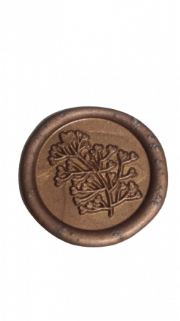 STAMPILE CEARA - Stampila sigiliu ceara 25 mm flori