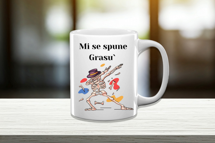 Cană Personalizată Mi se spune Grasu` [1]