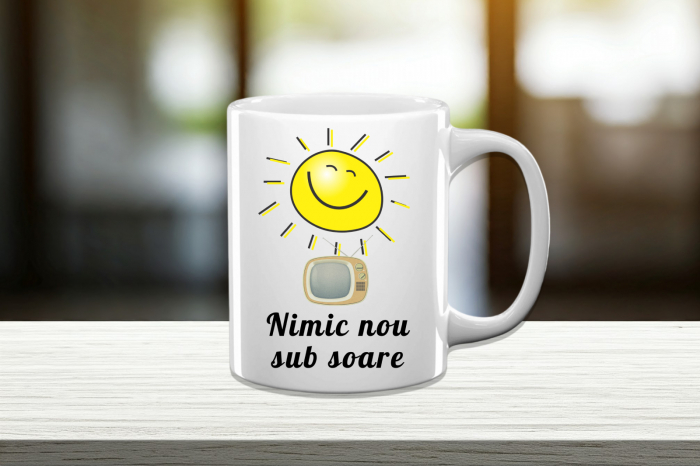 Cană Personalizată Nimic Nou Sub Soare [1]