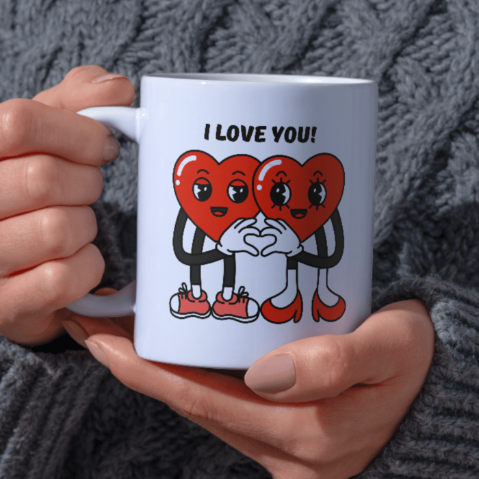 Cană Personalizată 2 Inimi [1]