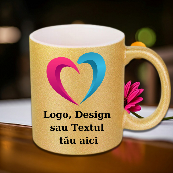 Cană Personalizată Sidefată Design Propriu [1]