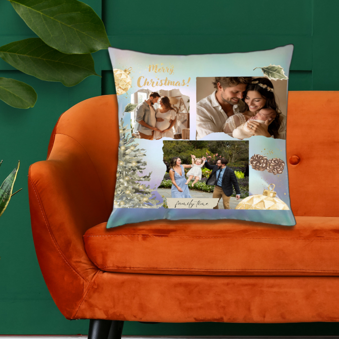 Pernă Personalizată Holografică Crăciun 2 [1]