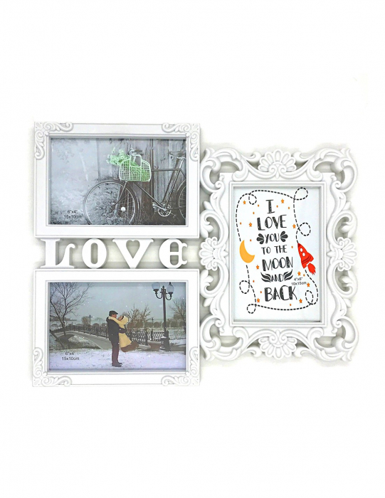 Rama foto colaj LOVE FLOWER 3 poze [1]