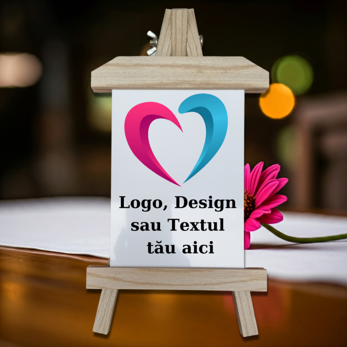 Șevalet Foto Personalizat Vertical Design Propriu [1]