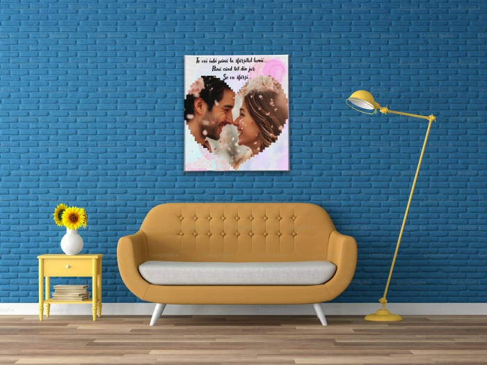 Tablou Canvas Personalizat Inimă [1]