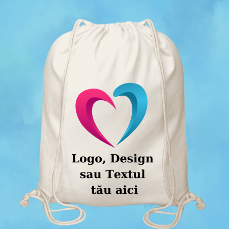 Cadouri Personalizate - Rucsac Textil Canvas Personalizat