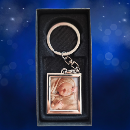 Breloc Dreptunghiular Personalizat cu Poza Ta [3]