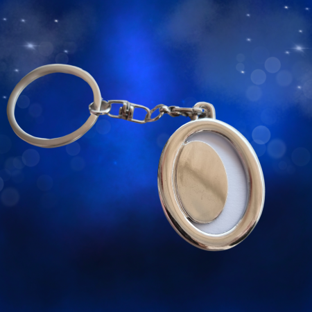 Breloc Oval Personalizat cu Poza Ta [3]