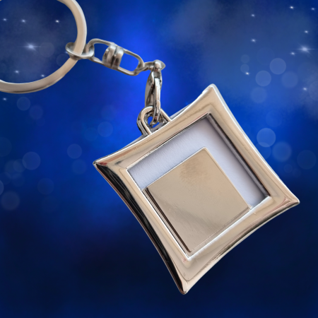 Breloc Pătrat Personalizat cu Poza Ta [2]