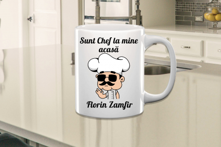 Cana Alba Personalizata - Cană Personalizată Bucătar 3