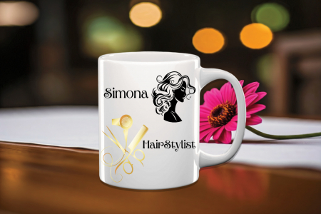 Cana Alba Personalizata - Cană Personalizată HairStylist