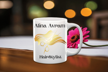 Cana Alba Personalizata - Cană Personalizată HairStylist 1