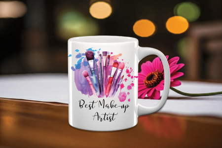 Cana Alba Personalizata - Cană Personalizată Make-up Artist 2