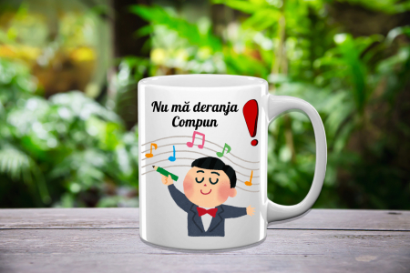 Cana Alba Personalizata - Cană Personalizată Muzician/Compozitor