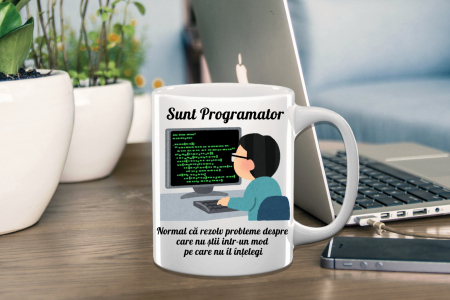 Căni personalizate - Cană Personalizată Programator