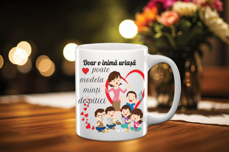 Cana Alba Personalizata - Cană Personalizată Profesor 11