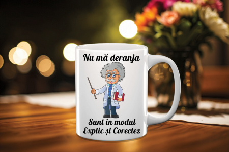 Cana Alba Personalizata - Cană Personalizată Profesor 4