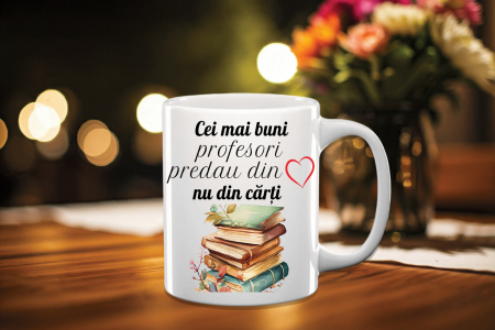 Cana Alba Personalizata - Cană Personalizată Profesor 9