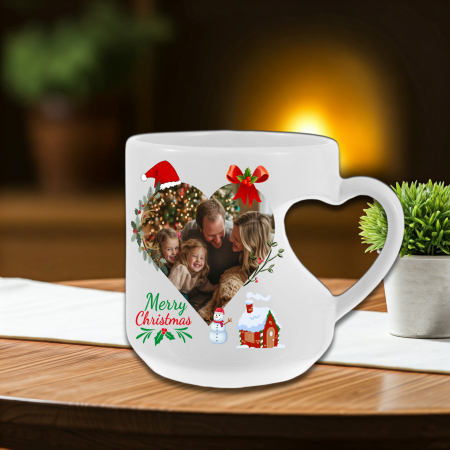 Crăciun - Cană Personalizată Specială Inimă De Crăciun 1