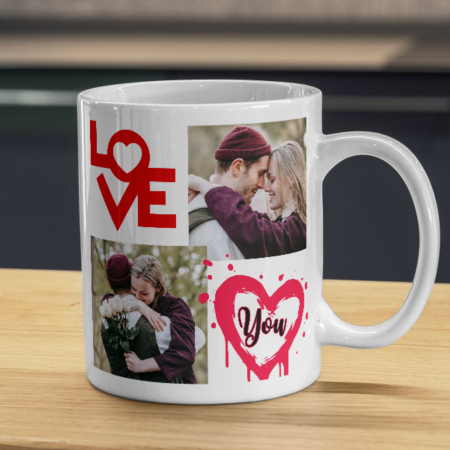 Cadouri Personalizate - Cană Personalizată LOVE