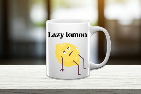 Căni personalizate - Cană Personalizată Lazy Lemon