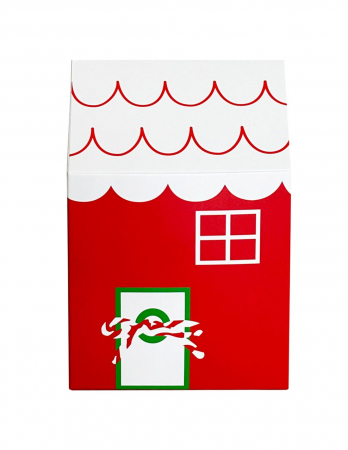 Cadouri Personalizate - Cutie căni 3D casă Înzăpezită