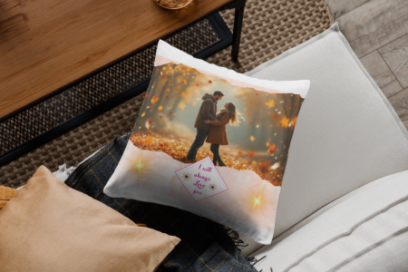 Pernă personalizată Formă Pătrată - Pernă Personalizată Momente Prețioase 3