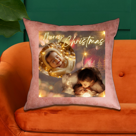 Perne Personalizate de Crăciun - Pernă Personalizată Piele Crăciun 1