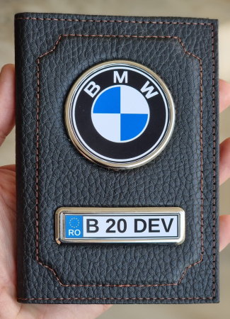 Portofel Personalizat cu Sigla și Număr Auto [0]