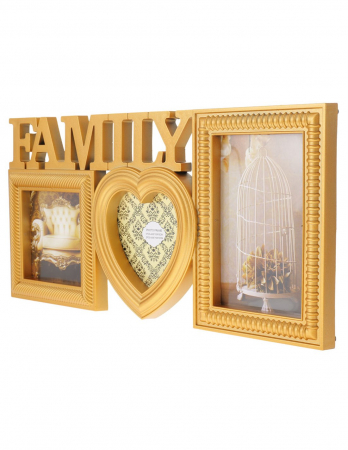 Rama foto colaj Family auriu 3 poze [2]