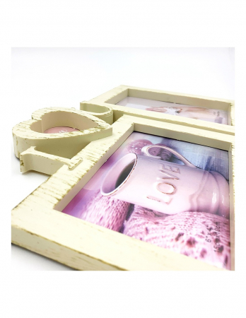 Rama foto I LOVE YOU 3 poze - aspect vintage [1]