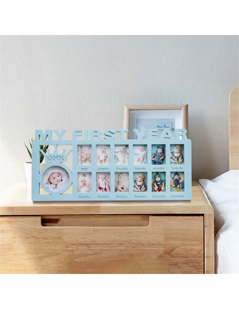 Rama foto colaj My First Year ONE 13 poze - Bleu [1]