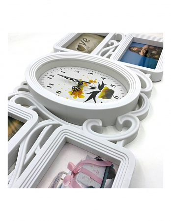 Rama Foto Colaj + Ceas 4 Poze [1]