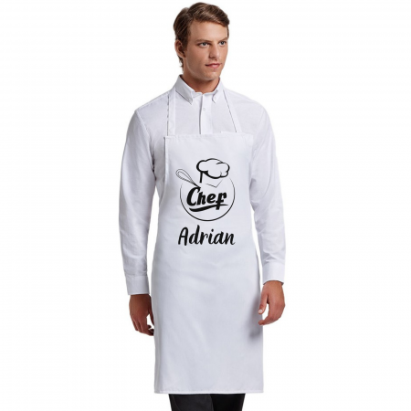 Șorț Bucătărie Personalizat - Șorț de Bucătărie Personalizat cu Nume