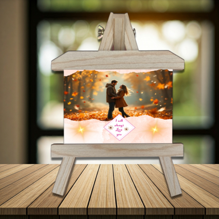 Valentine`s Day❤️ - Șevalet Foto Personalizat Orizontal Love 1