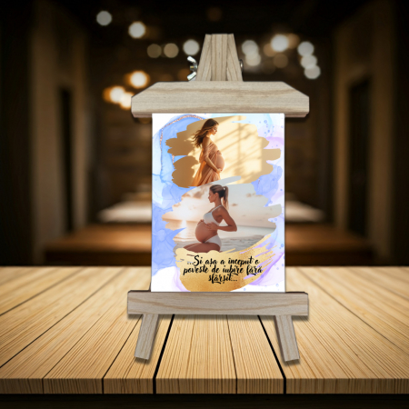 Valentine`s Day❤️ - Șevalet Foto Personalizat Vertical Momente Prețioase 3