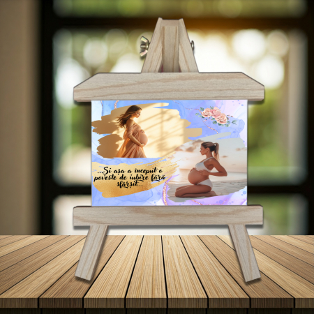 Valentine`s Day❤️ - Șevalet Foto Personalizat Orizontal Momente Prețioase 3