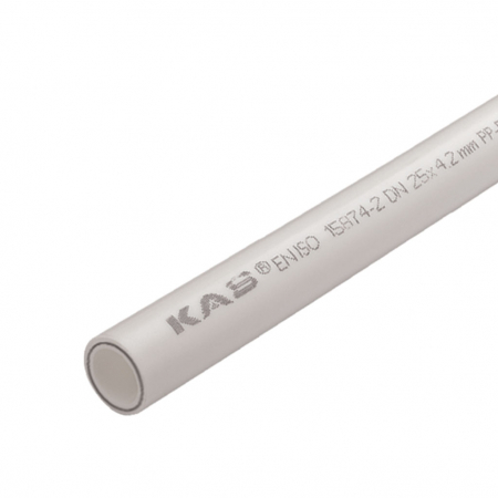 THERMO - TEAVA ALBA PPR CU INSERTIE DE ALUMINIU  PN 25 DN 63