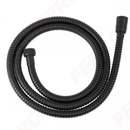 Furtune dus - Furtun flexibil pentru dusb, negru  L 1500 mm