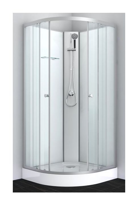 Cabina de dus completa, simpla, fara plafon, 80x80x205cm [1]
