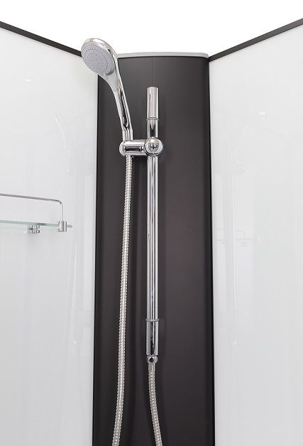 Cabina de dus completa, simpla, fara plafon, 90x90x205cm [3]