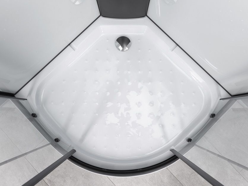 Cabina de dus completa, simpla, fara plafon, 90x90x205cm [2]