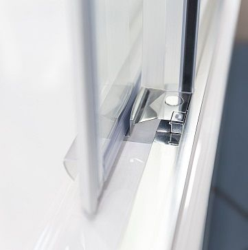 Cabina de dus patrata, cu sistem SOFT-CLOSE, 80x80x195cm [3]