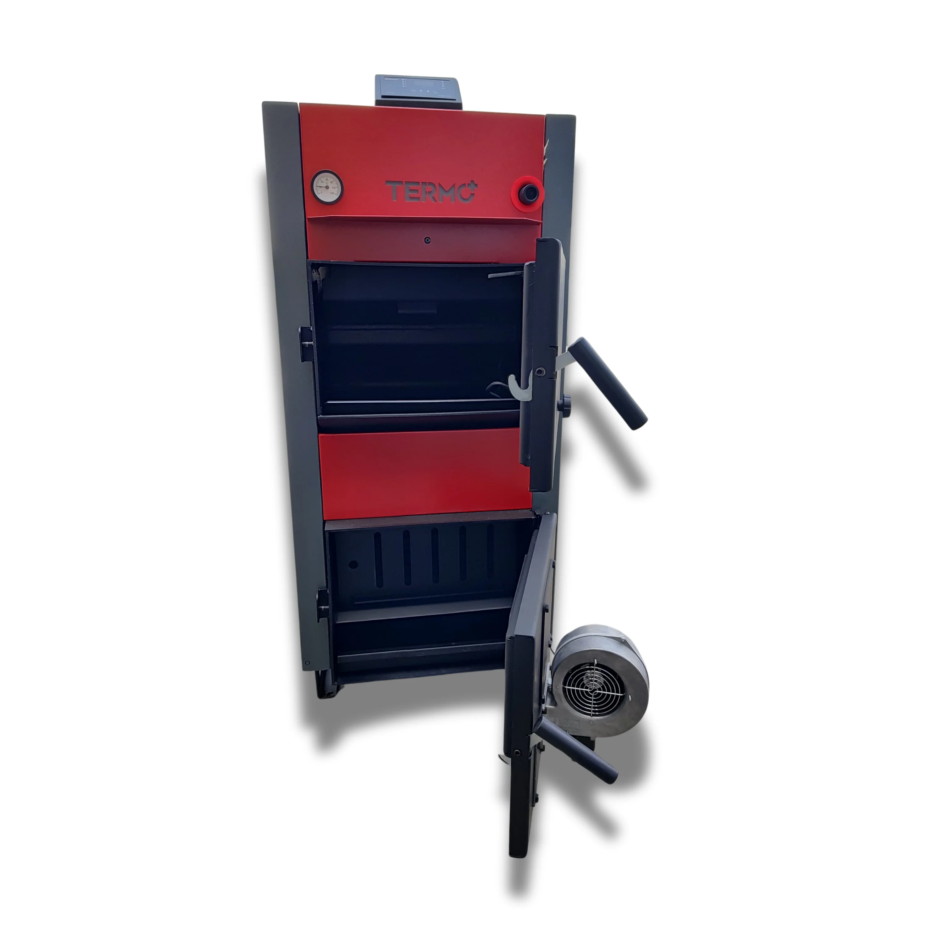 CAZAN 35KW COMBUSTIBIL SOLID CU VENTILATOR TERMO+ [1]