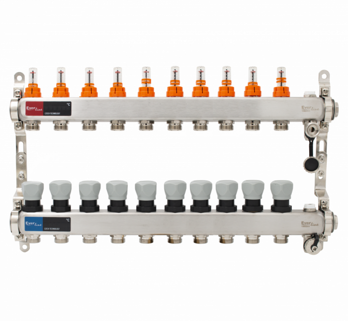 DISTRIBUITOR 10 CIRCUITE CU DEBITMETRU INOX EVER [1]