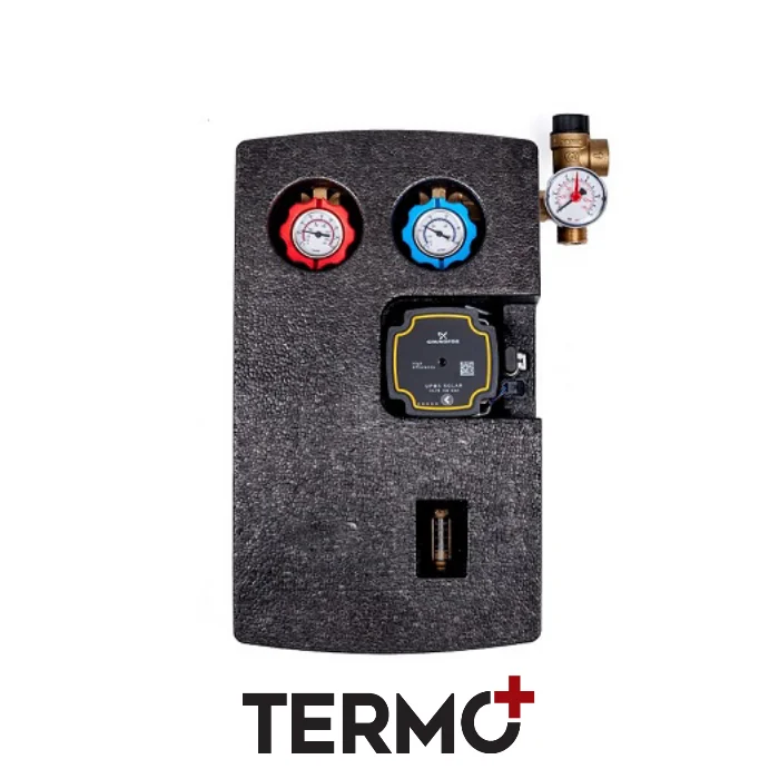 Grup solar dublu Termo+ 3/4″ grundfos 15/75 upm3 2-14 l/min [1]