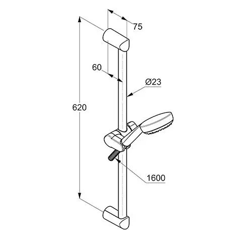 Kludi Logo - Set de duș, crom 6816005-00 [2]